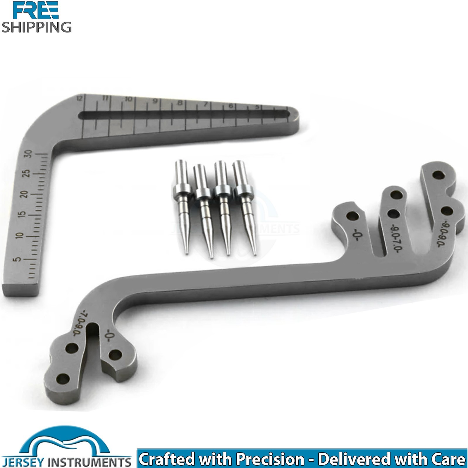 Dental Implant Locator Drilling Depth Measuring Locating Pin Guide Gauge S+L New
