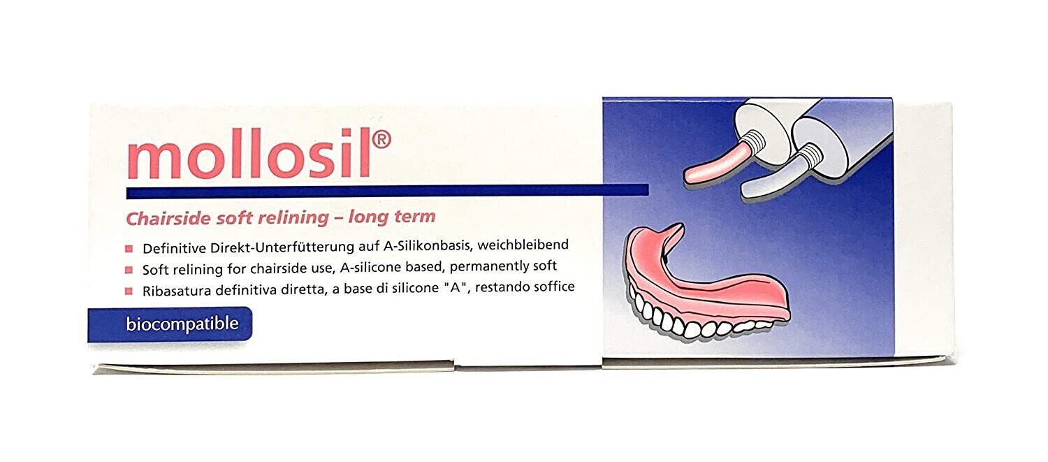 NEW Dental Mollosil Long-Term Relining A-silicone Material Kit (Free Ship)