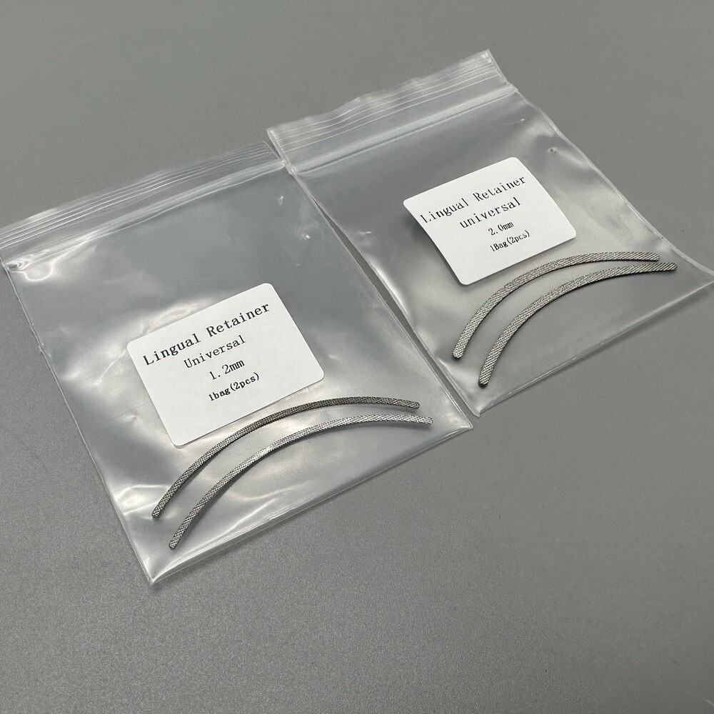 Dental Orthodontics Lingual Retainer Universal 1.2/2.0mm Mesh Base Wire Bondable