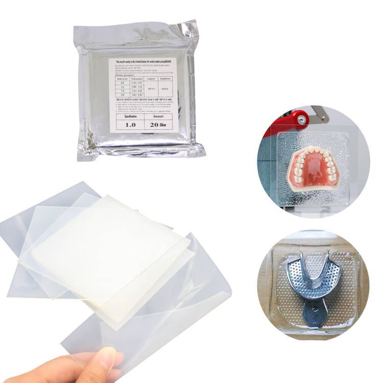 1.0/1.5/2.0/3.0mm Splint Dental Soft/Hard Thermoforming Material For Vacuum Form