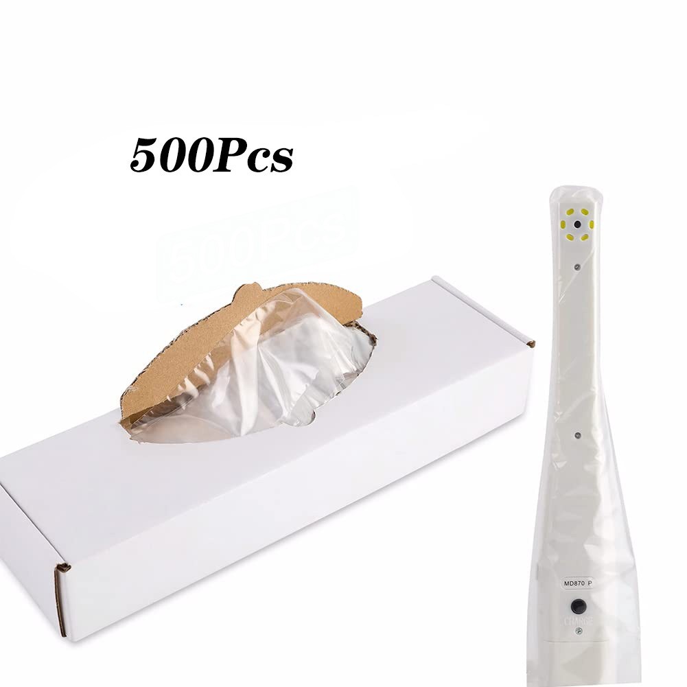 500Pcs Dental X-Ray Sensor Sheath Cover Disposable Intraoral Sleeve Cover Bags