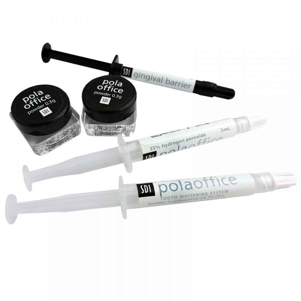 SDI Dental POLA OFFICE One Patient Kit A Tooth Whitening Office Bleach kit