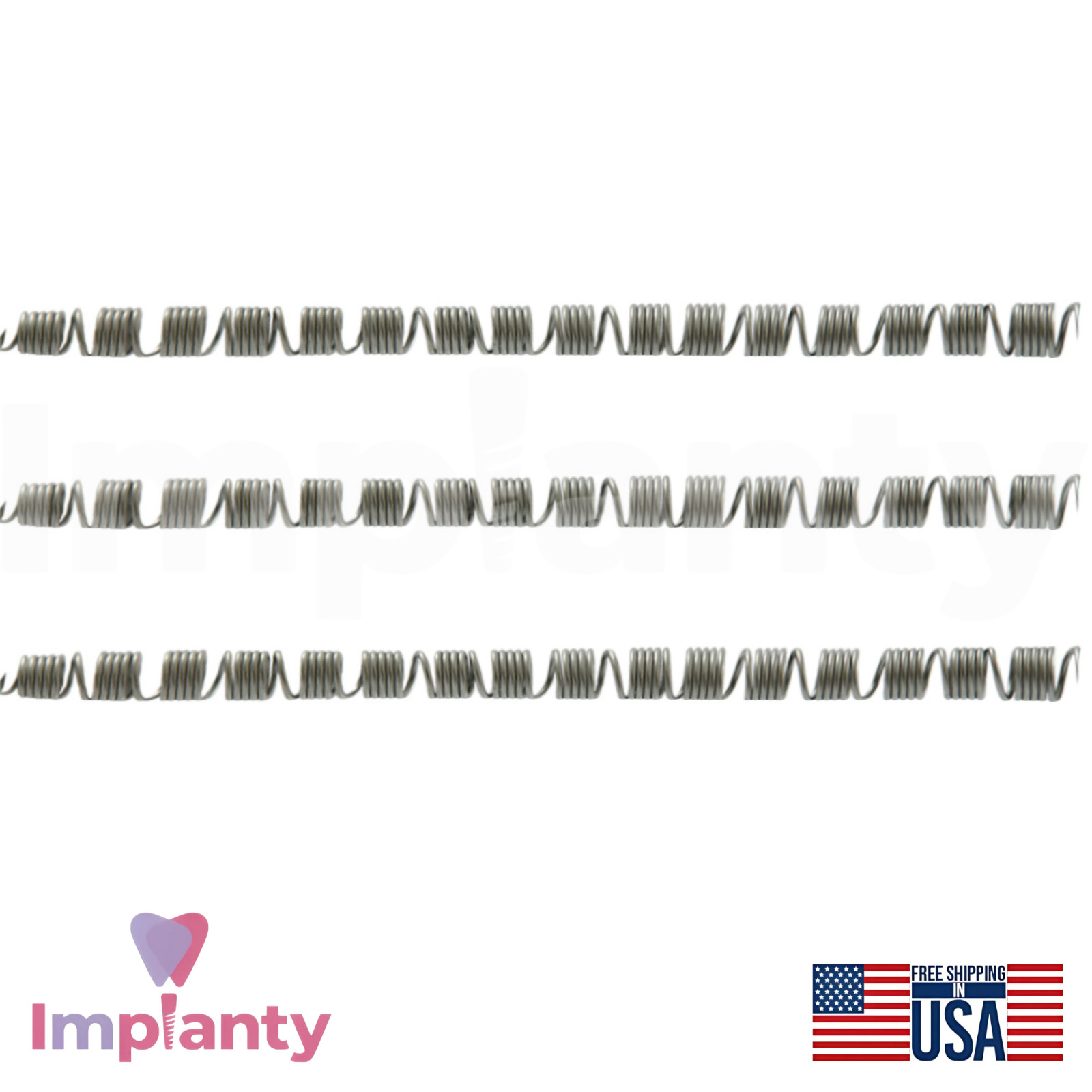 Morelli 0rthodontic NiTi Open & Closed Dental Spring Gentle-150gf Force 3 Sticks