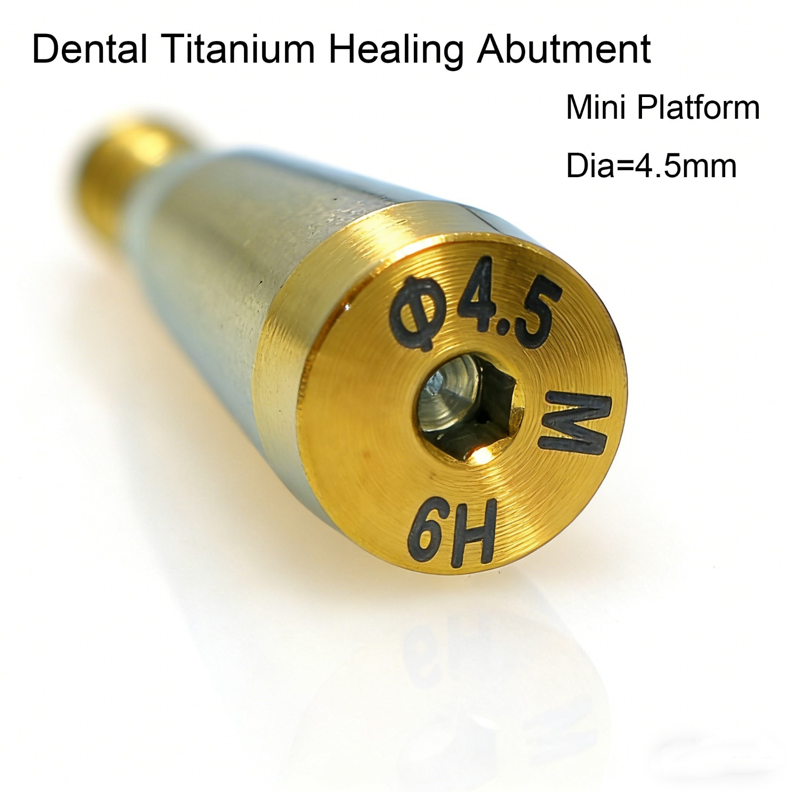 Dental ET/TS System Ø4.0 Ø4.5 Mini Healing Abutment/Cover Screw For Hiossen Oss