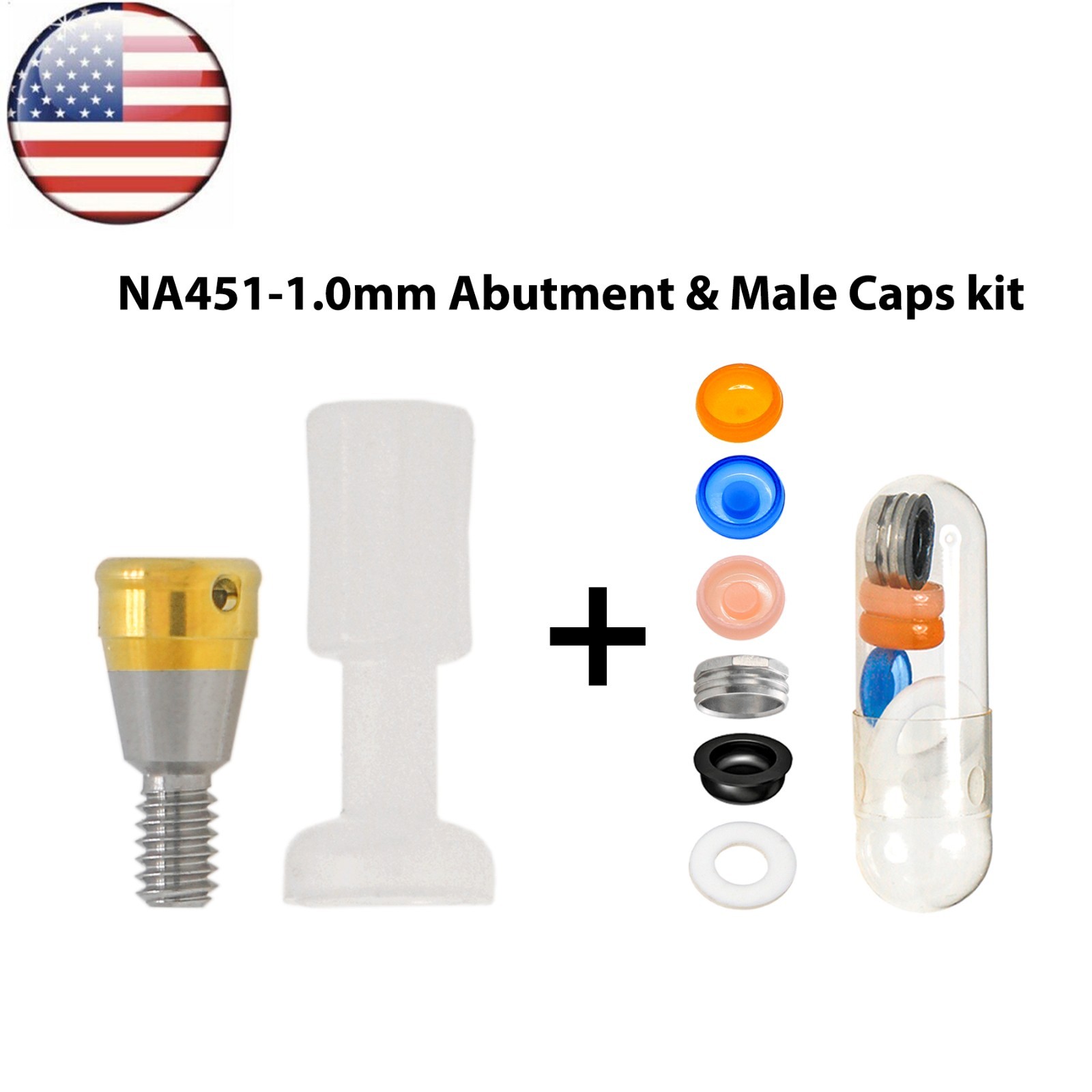 US Dental RP Implant Locator Abutment For Nobel Biocare Active AH=1/2/3/4/5.0mm