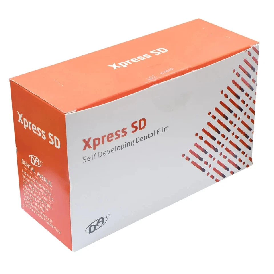 Dental Avenue XPRESS SD Self Developing Dental X Ray Film 50 Pcs Pack
