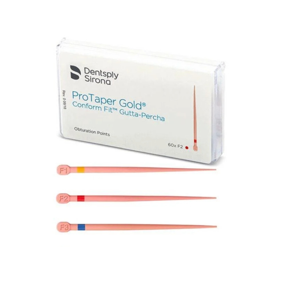 Protaper Gold Conform Fit Gutta-Percha Points by Dentsply (All sizes) (60/pack)