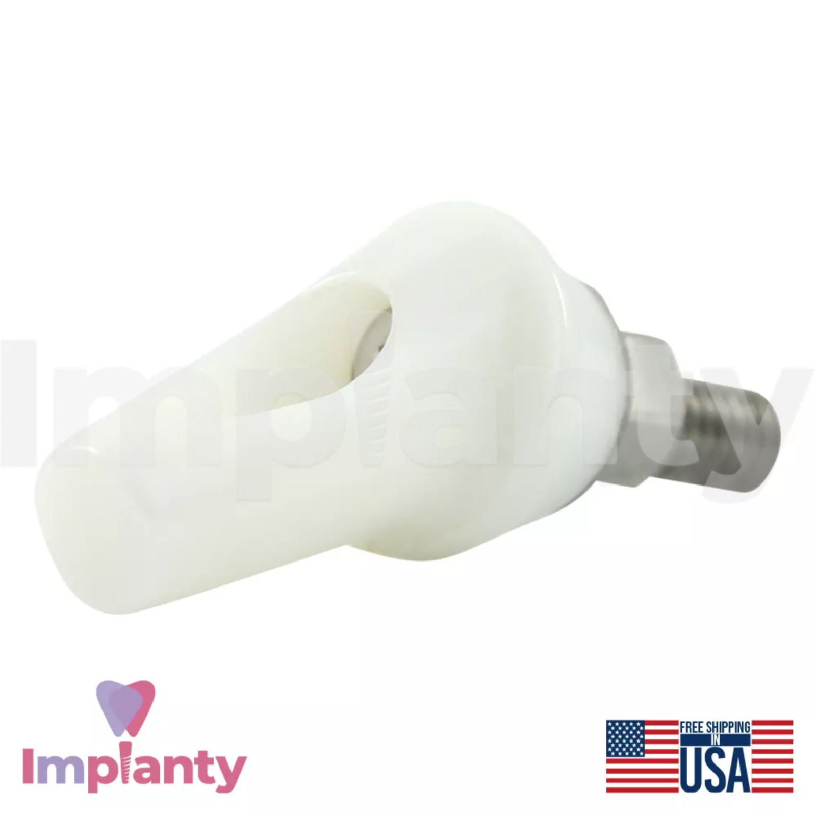 GDT Angulated Zirconia Dental Prosthetic 25° Ø5.4mm Titanium Int Hex 2.42mm