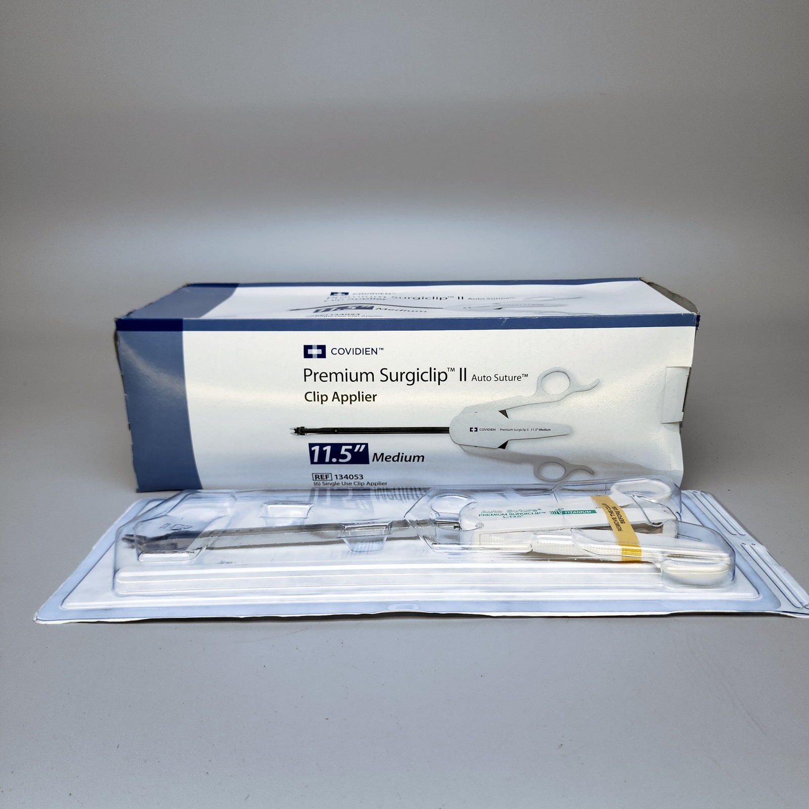 134053 Surgiclip II AutoSuture Clip Applier Med 11.5″ NEW QTY 6 2029