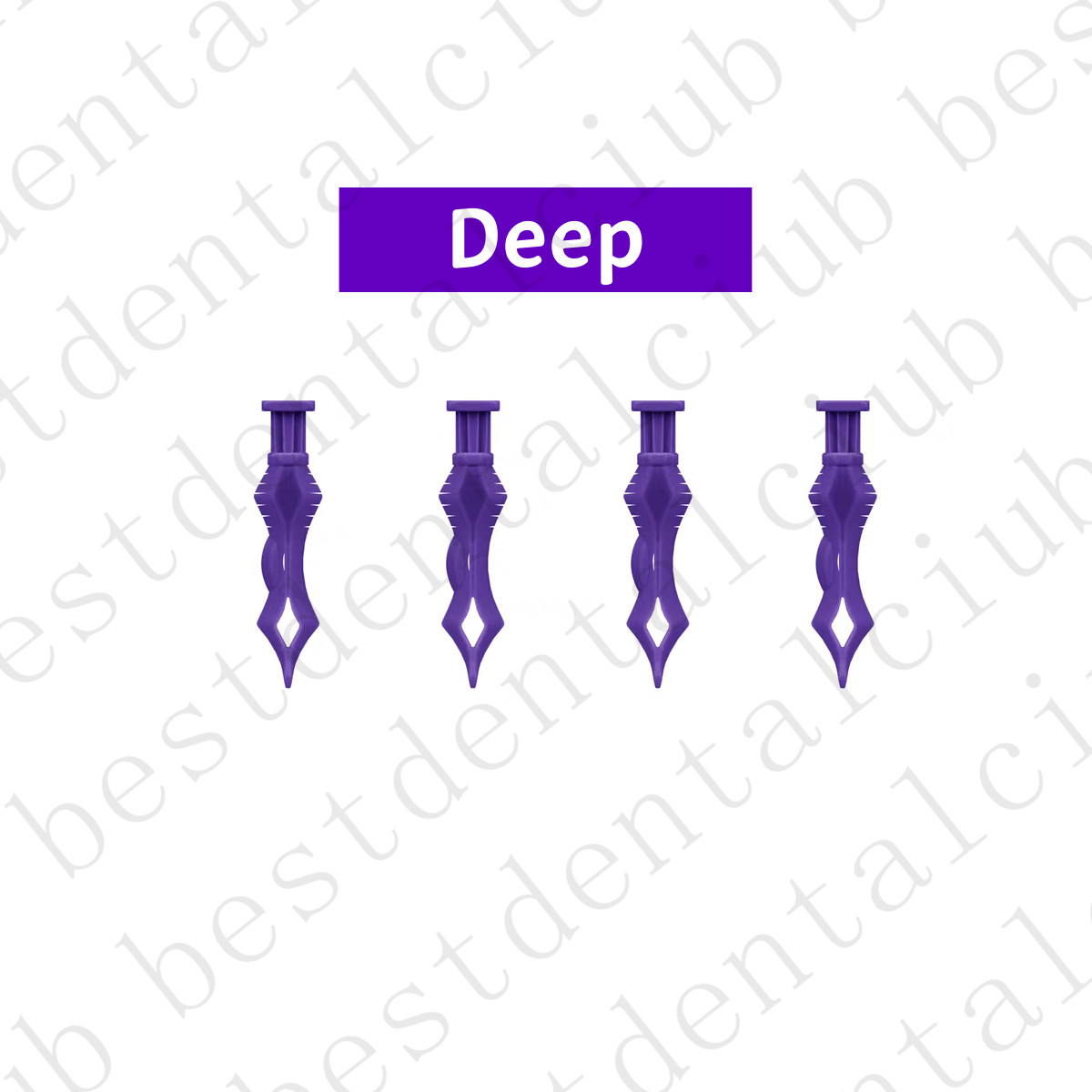 80pcs Dental Diamond Wedges Plastic Fixing Diastema Adaptive Interdental Wedge