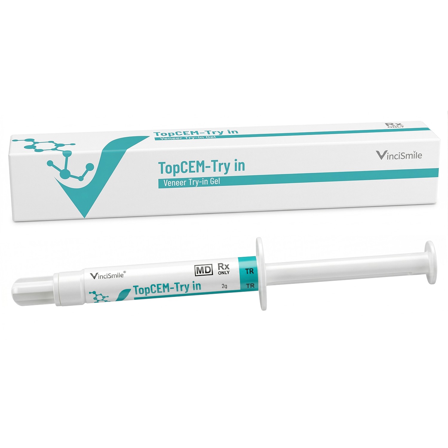 Vincismile TopCEM Dental Try-In Veneer Try-In Gel 2g