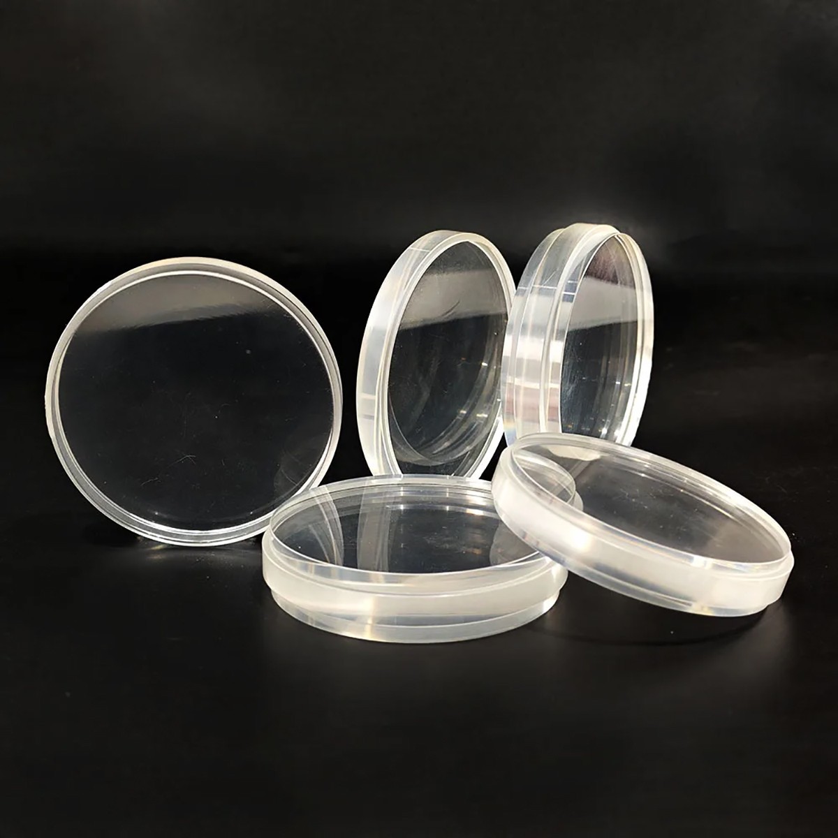 98mm Dental Clear PMMA Block Transparent Resin Disc for Dental Lab Material 5pc