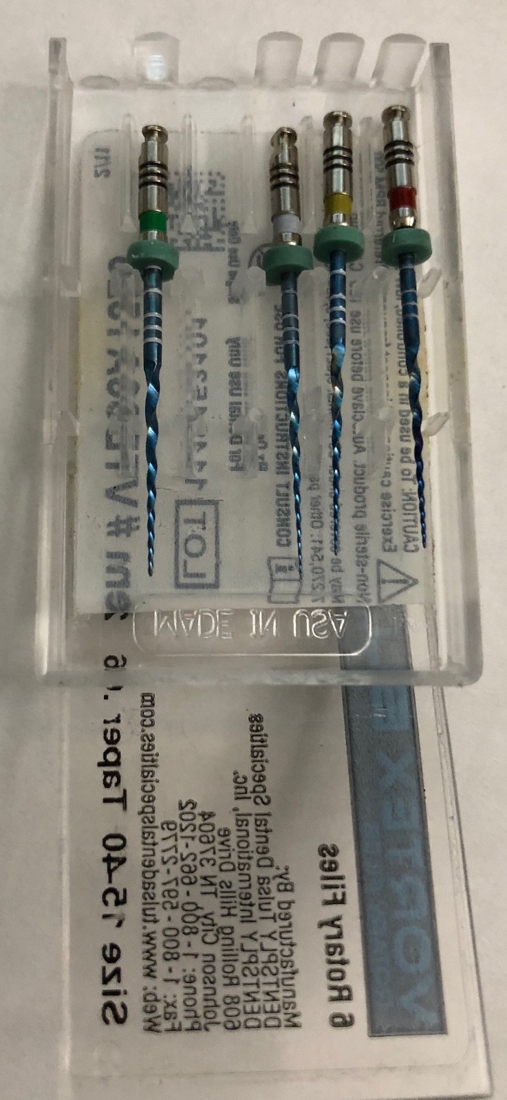 24 SybronEndo La Axxess + 14 Dentsply Orifice Openers, 4 VORTEX, 6 PATHFILES.