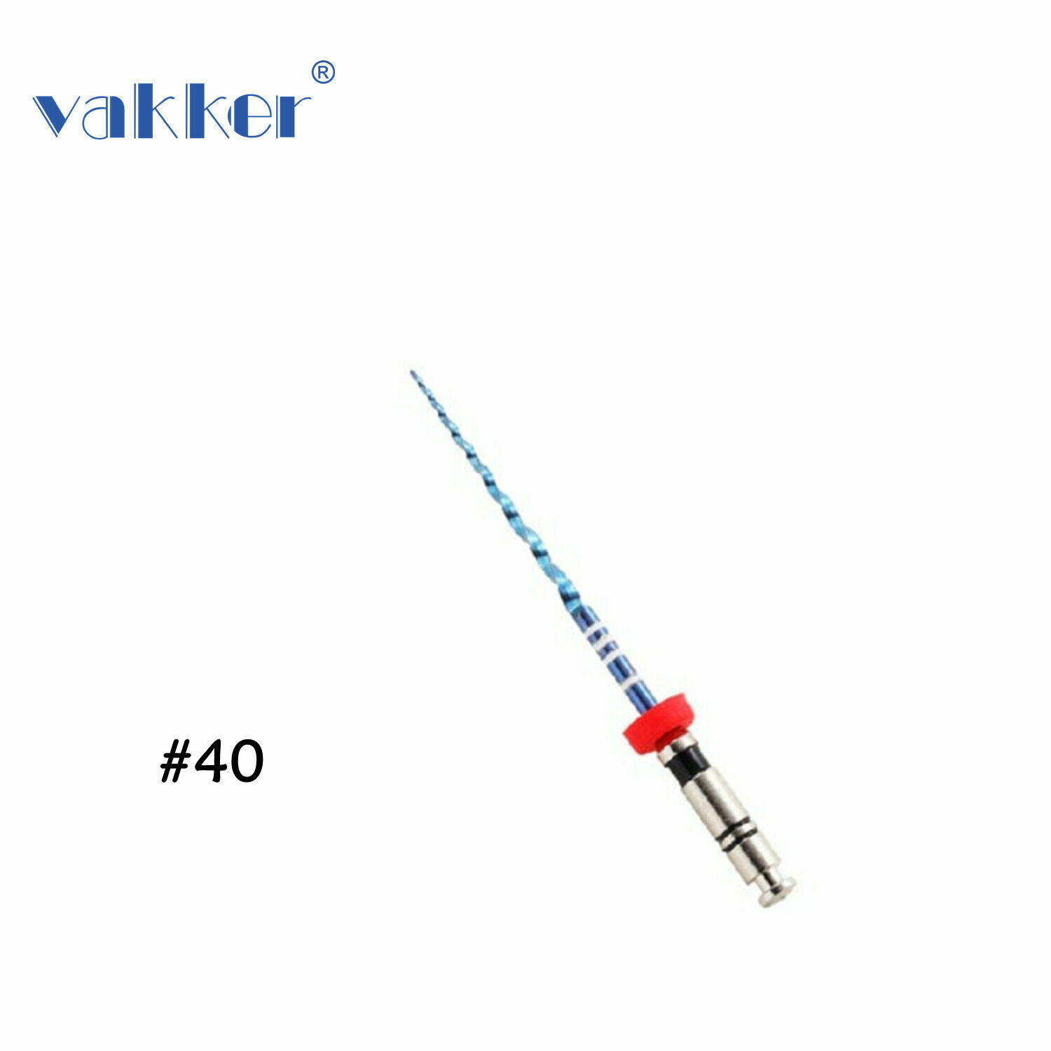 Dental V-Blue NiTi Rotary Endodontic Heat Activated File 25mm 0.06 #15-40