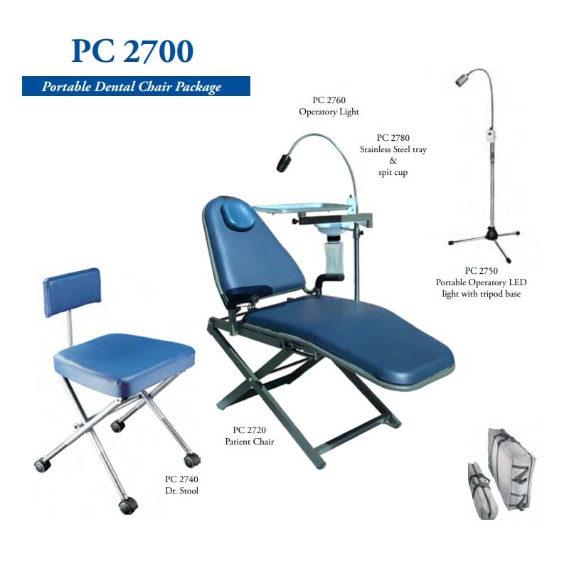 TPC PC 2700 Portable Dental Chair Package or separate Equipments & Accessories