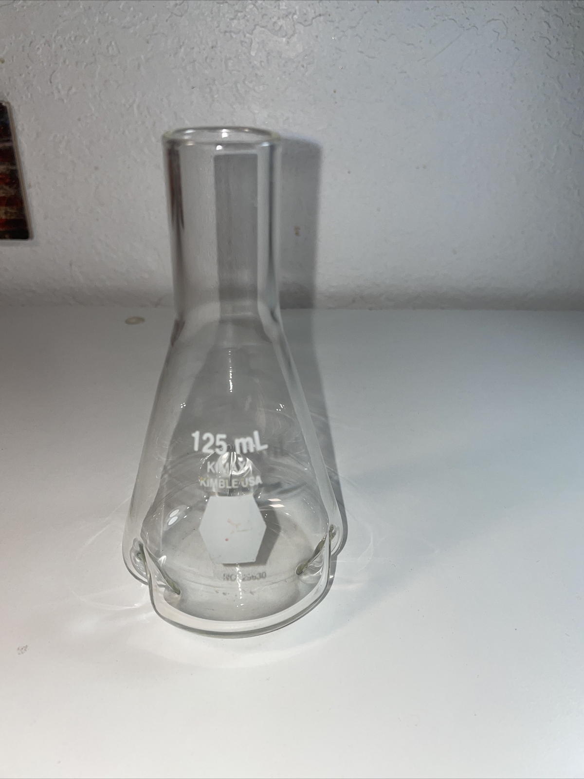 KIMBLE KIMAX 25630 125mL ERLENMEYER GLASS FLASK