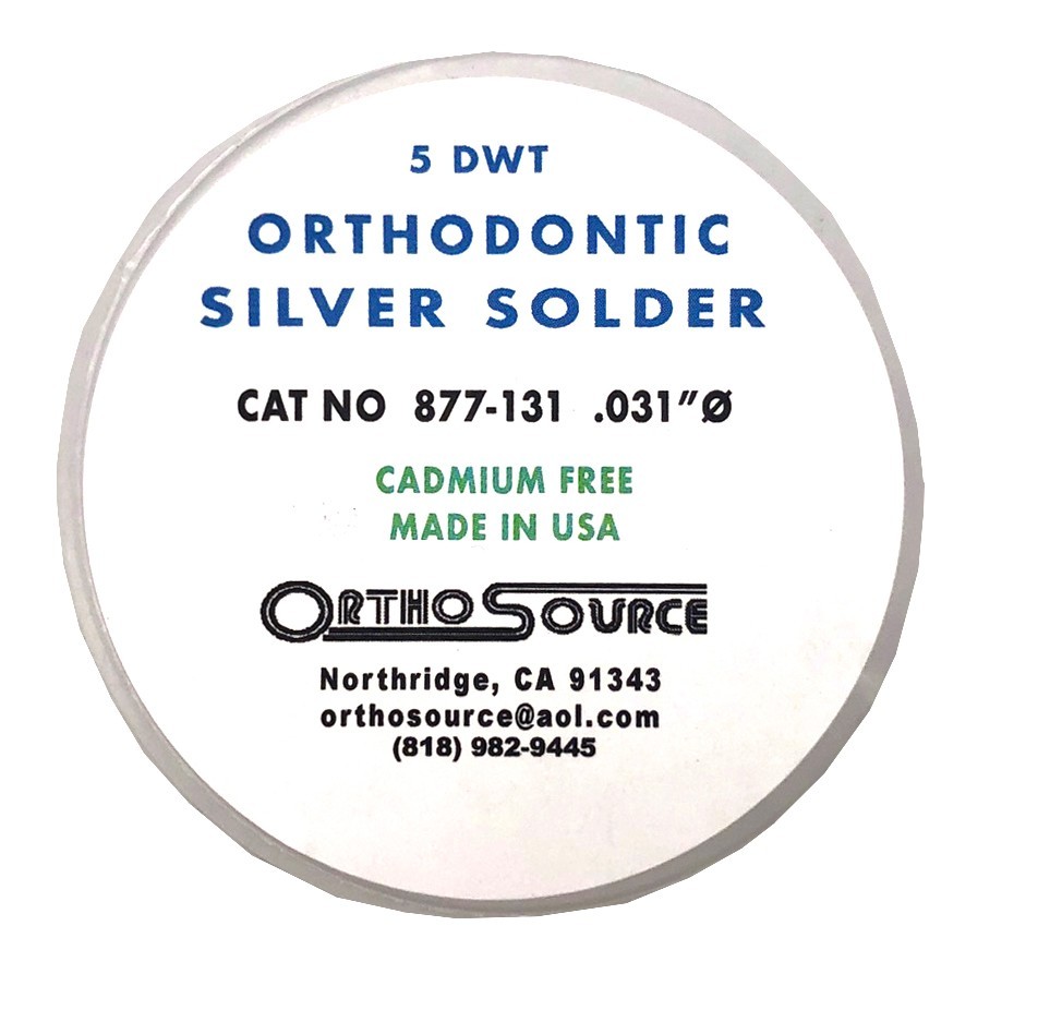 Orthodontic Dental Universal Silver Solder Roll .031″Ø Wire 5DWT