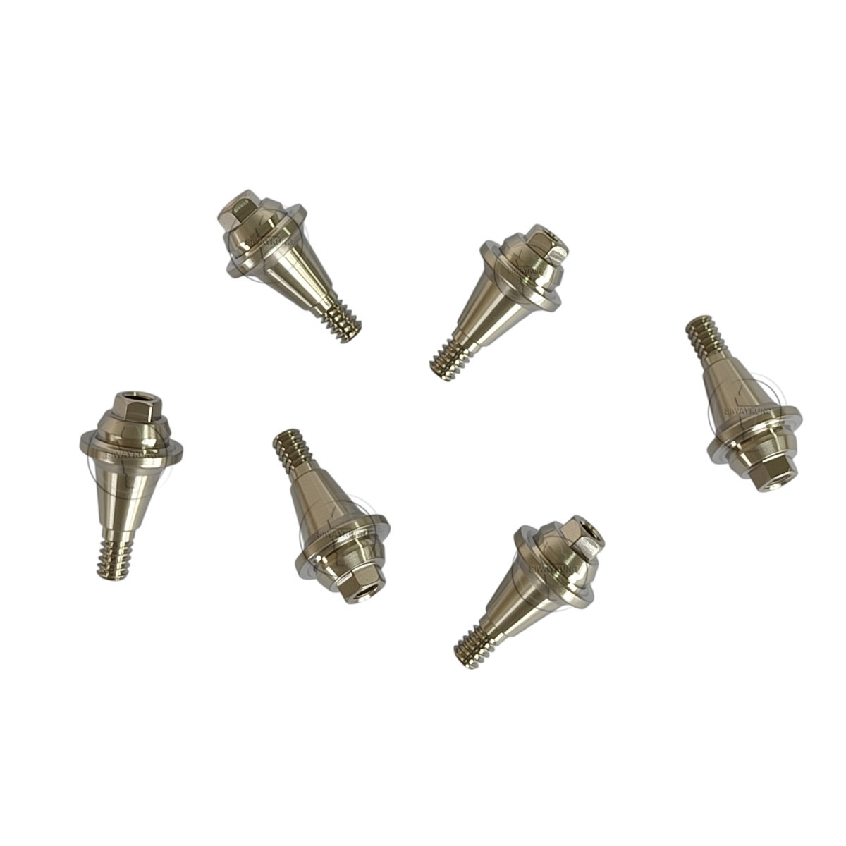 10 pcs MU straight abutment fits to Nobel biocare platform NP/RP GH1.5~3.5