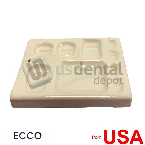 ECCO – Porcelain Pallet with 9 wells and vent – 4in x 3in – 11cm x 8cm – 433894