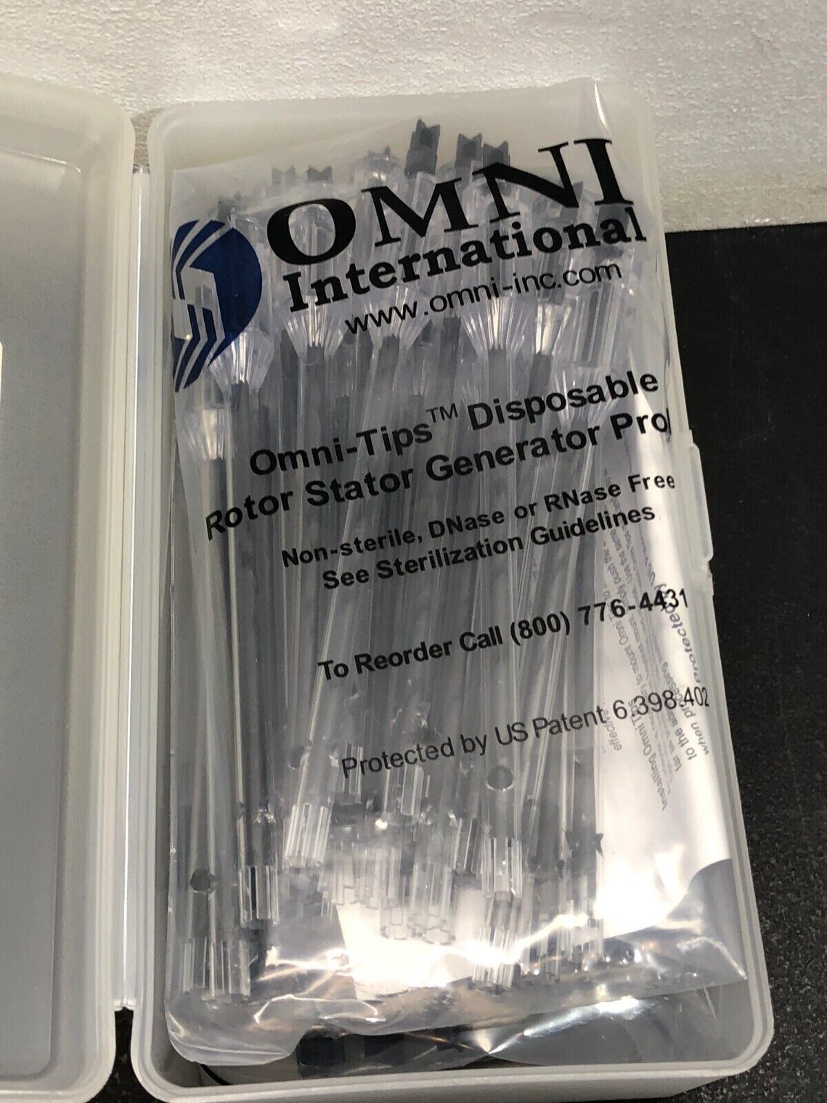 Omni International REF 32750 Omni Tips Rotor Stator Disposable 50pk 7mm x 110mm