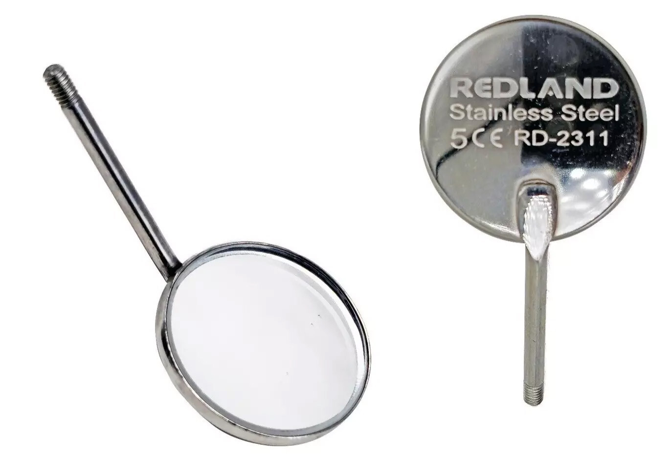 Dental Cone Socket Magnifying Autoclavable Metal mouth Mirror Size#5 (12/Box)