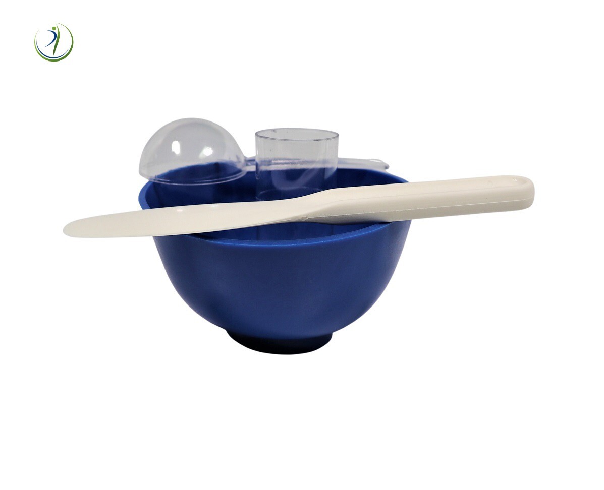 DENTAL MIXING BOWL SPATULA SCOOP KIT FOR BUFF GYPSUM STONE ALGINATE