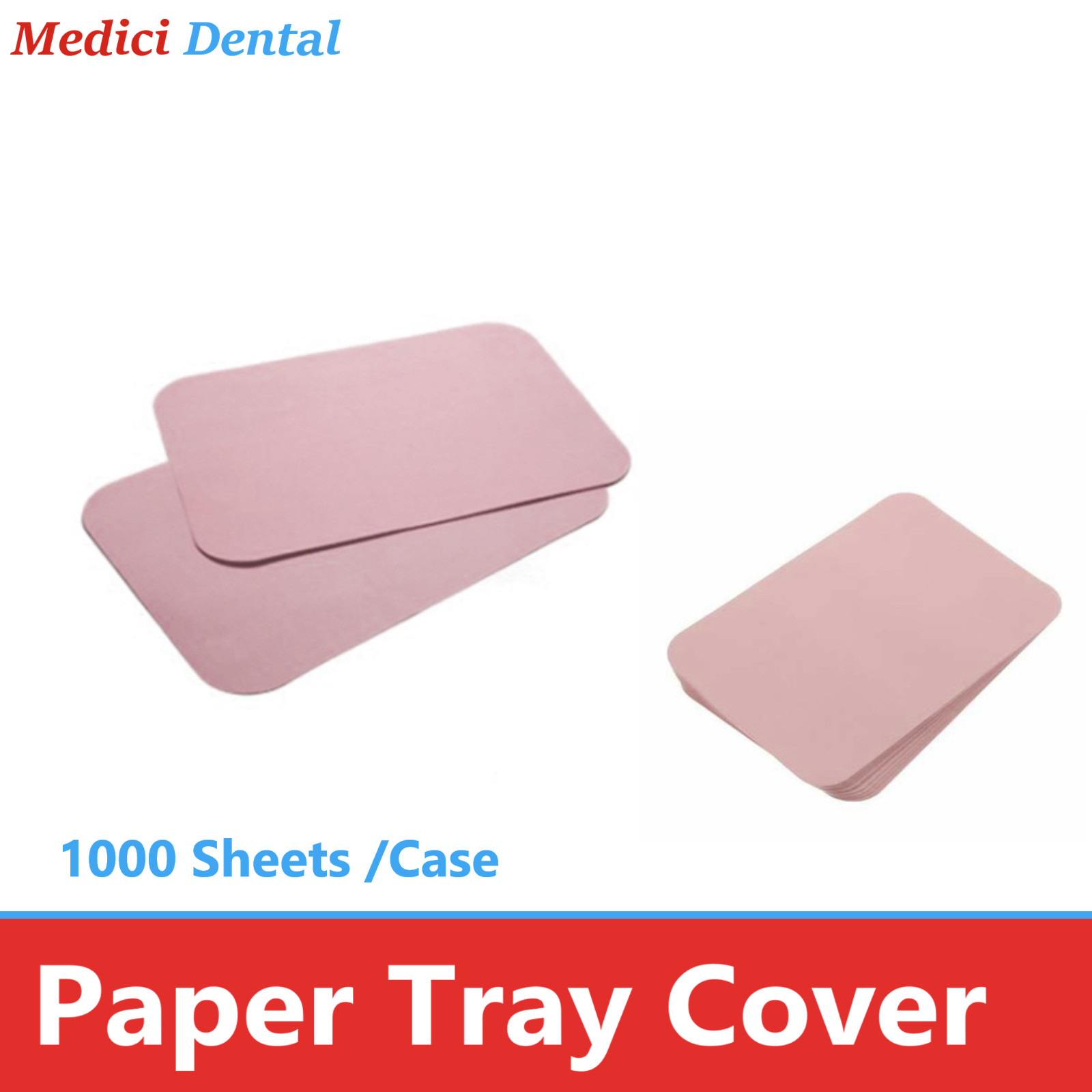 1case, 1000 Pcs, Dental Paper Tray Cover, Size B (12.25″ x 8.5″) Covers, Thick