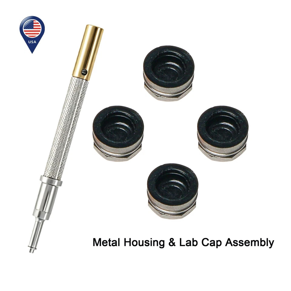 US 3-in-1 Locator Tool with 5Pcs Overdenture Retention Caps Set