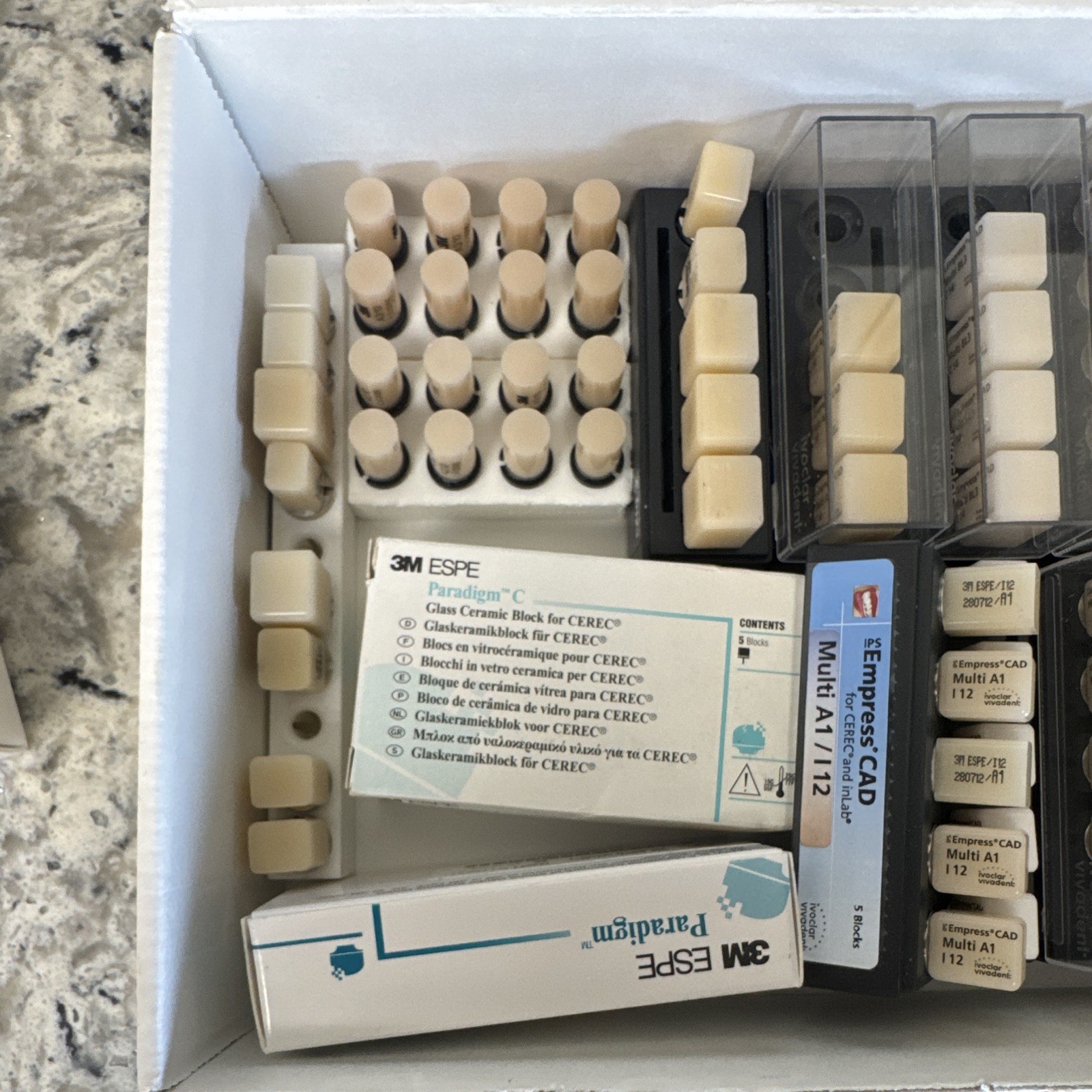 DenMat Lab Dental Lab CAD/CAM Blocks Kit, VITABLOCS 3D-MASTER Guide LT A2/C14
