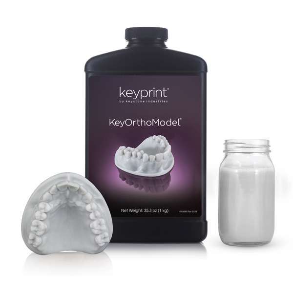 Keyprint KeyOrthoModel 3D Printing Resin, 1kg Bottle