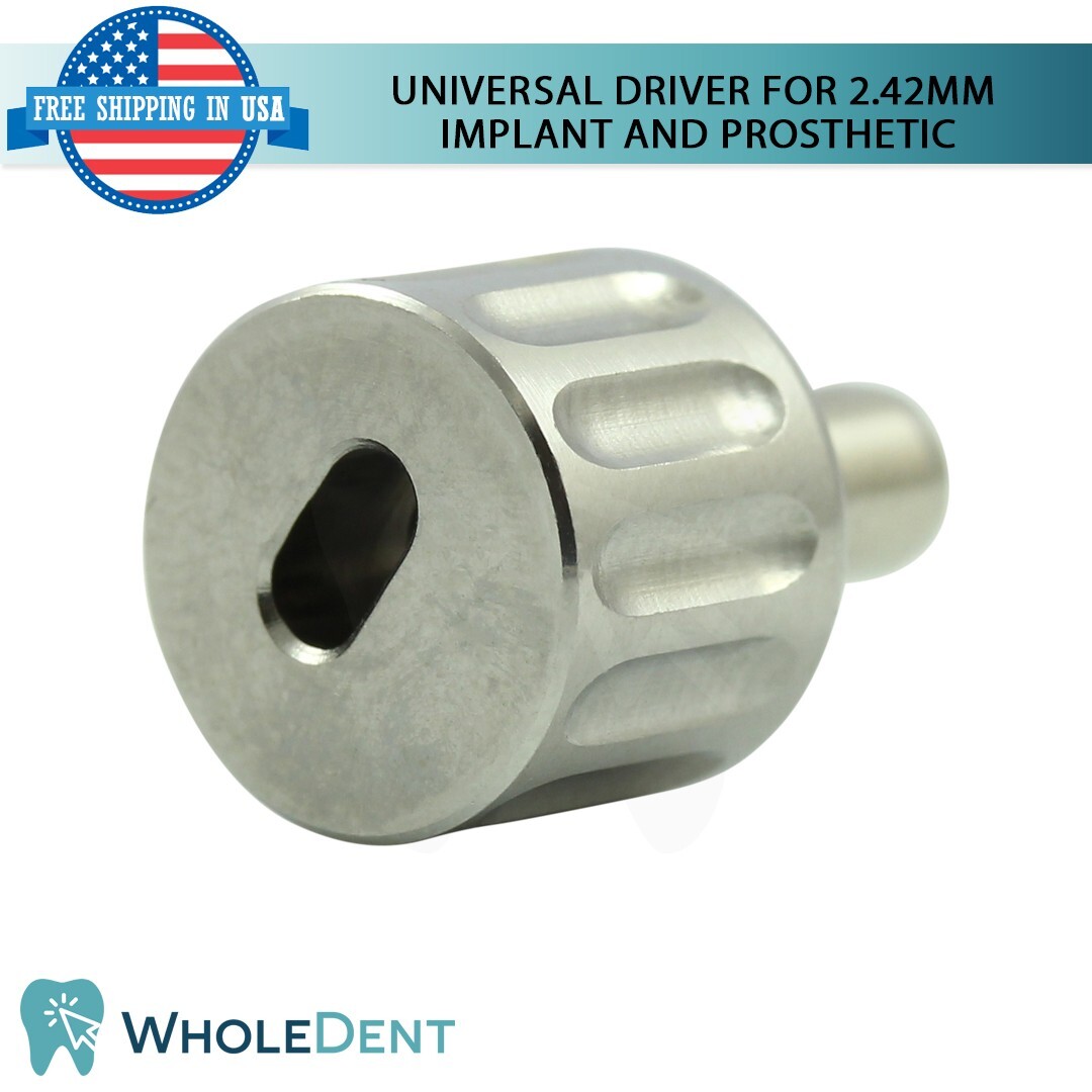 Universal Driver for 2.42mm Fixture & Prosthetics Internal Hex Connection Dental