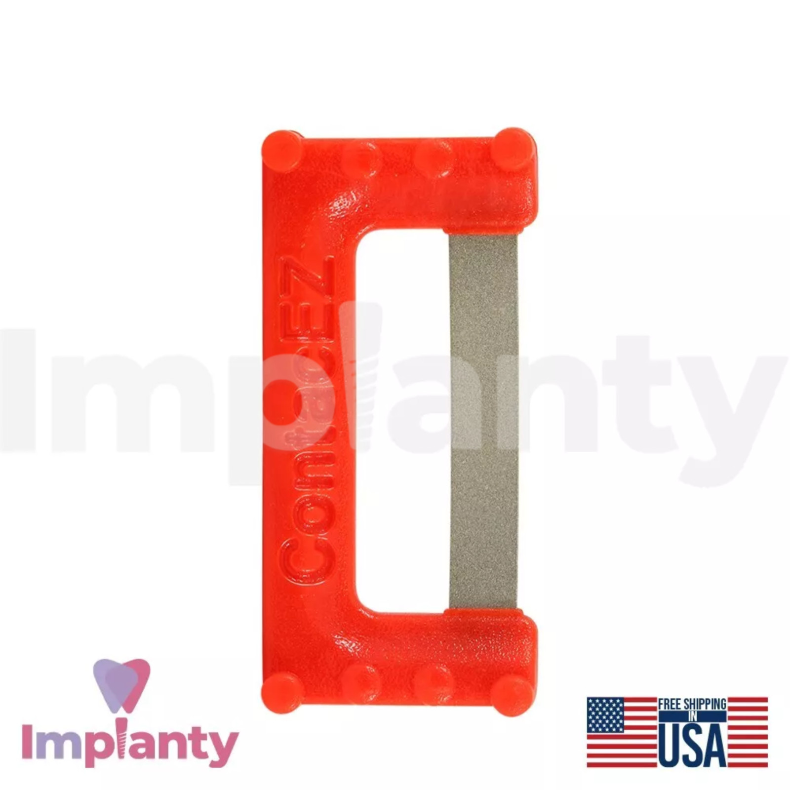 Opener Red IPR Plus Strips Set Medium Grit Stainless Steel Diamond Coating