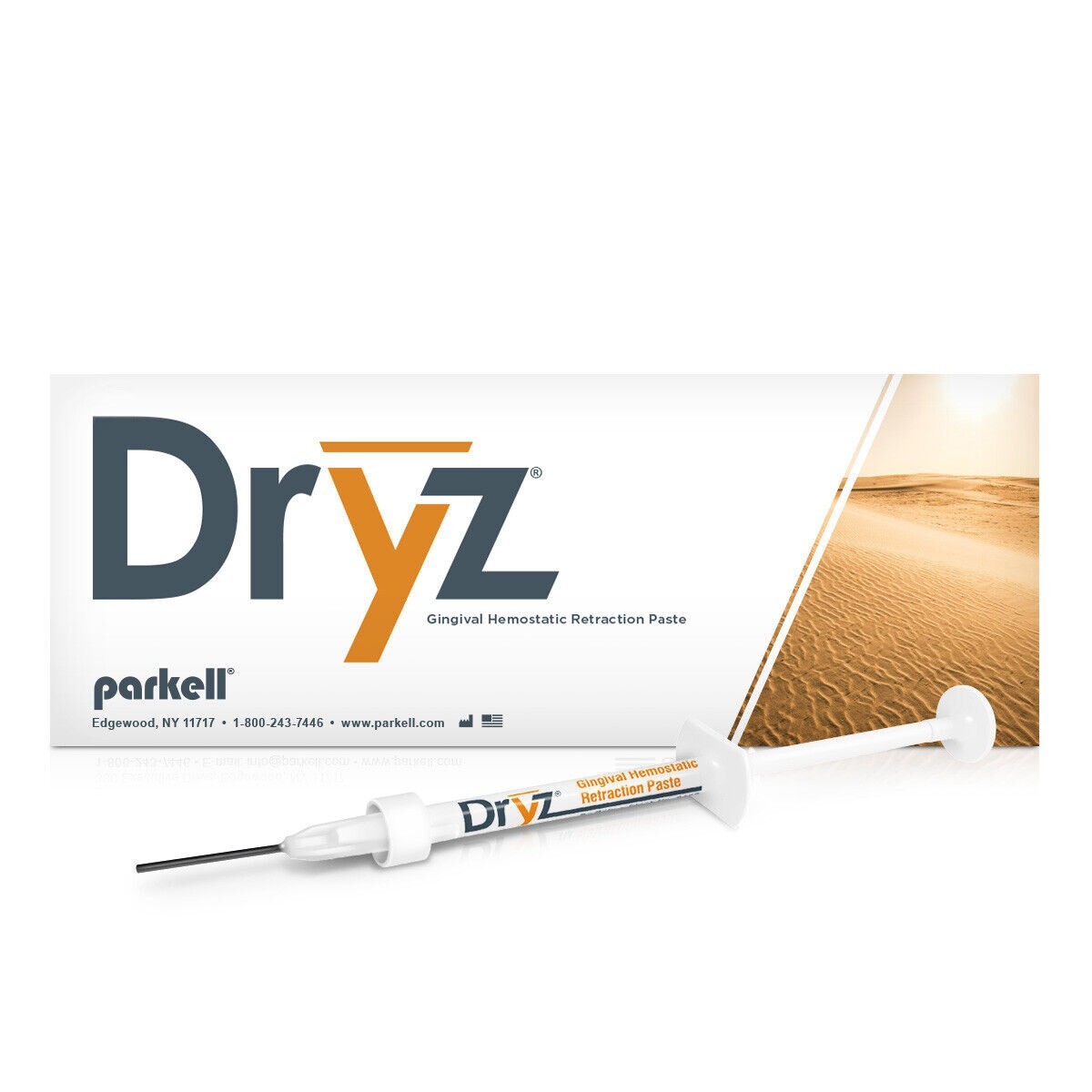 Dryz Syringe Hemostatic Retraction Paste 10 Syringes + 15 Tips EXP: 2026-11