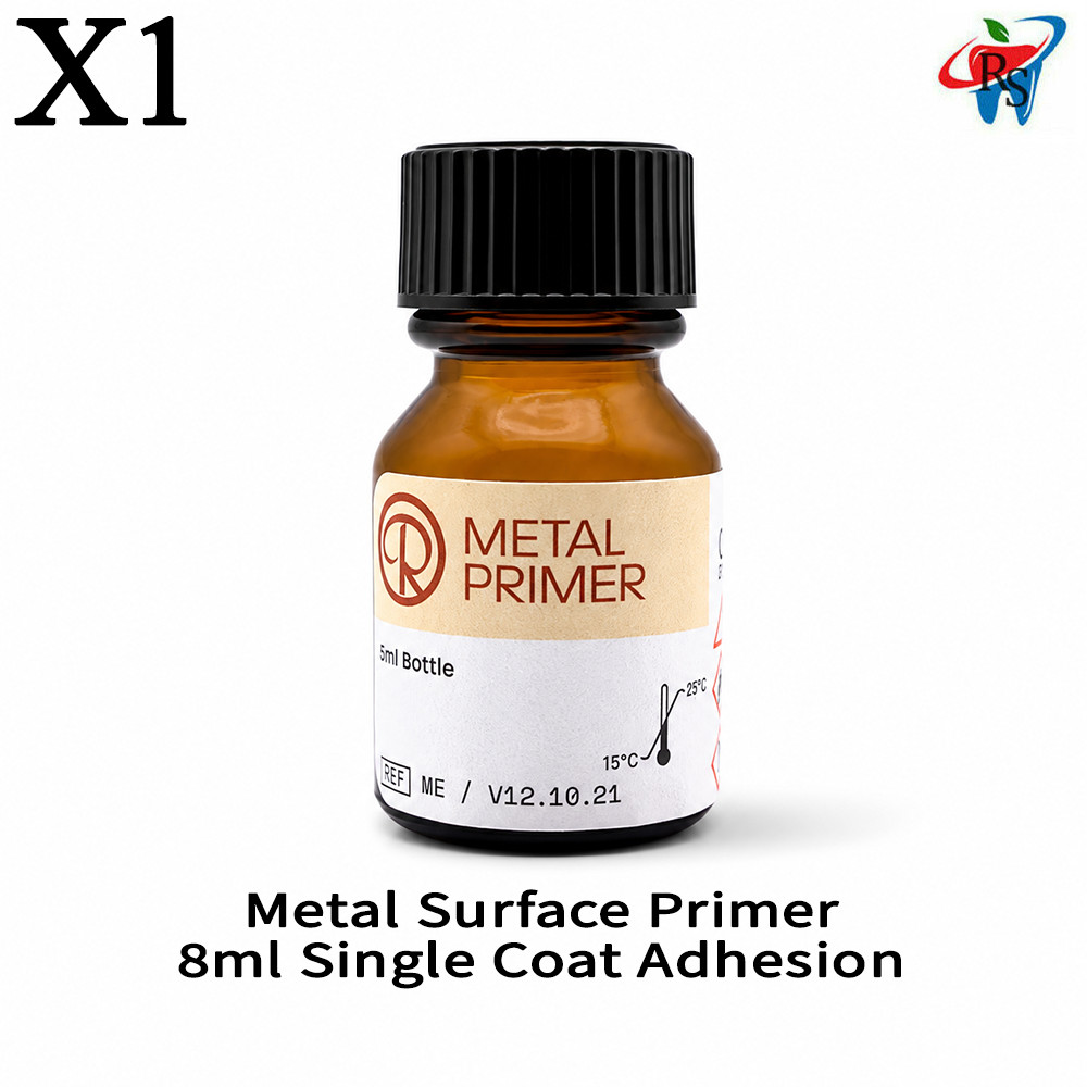 1x Dental Reliance Metal Surface Primer 8ml Single Coat Adhesion Prep Bottle