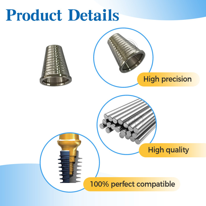 4-20pcs Ti Base for Multi unit with Screw MU compatible with Bredent SKY