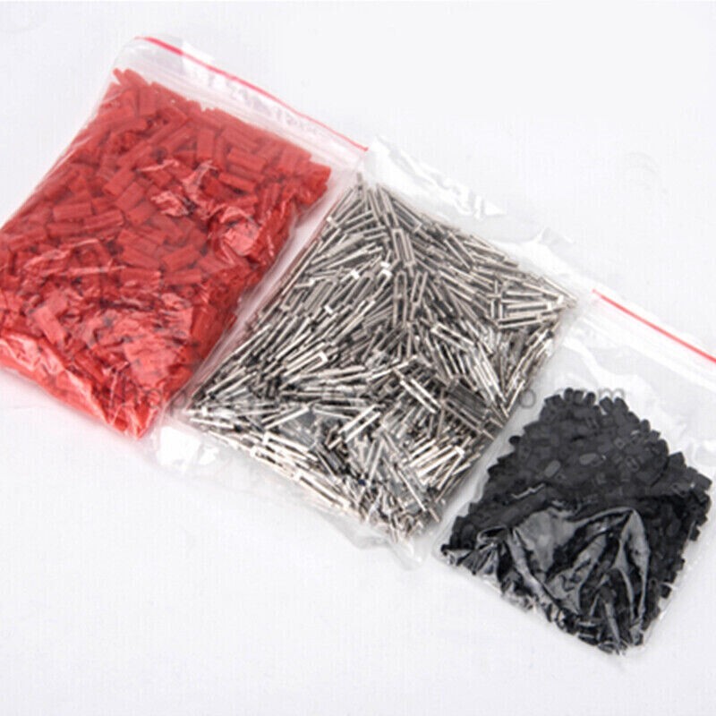 1000 Sets Dental Master Lab Supplies 21mm Plastic Twin Double II Pins Instrument