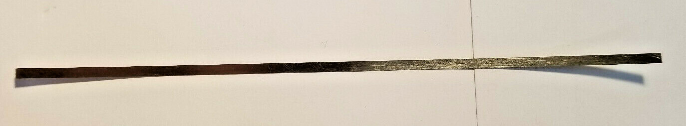 12 Diamond Coated Stainless Steel Strips, Med Grit, 3/32 x 5-7/8 x .005 FreeShip
