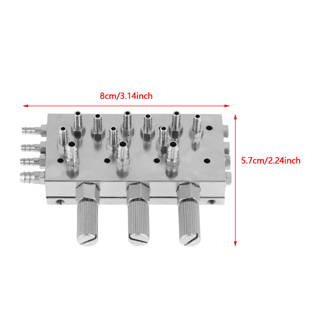 Water Diaphragm Membrane Valve 3 In 1 Dental Chair Valve Control Spare Accessory