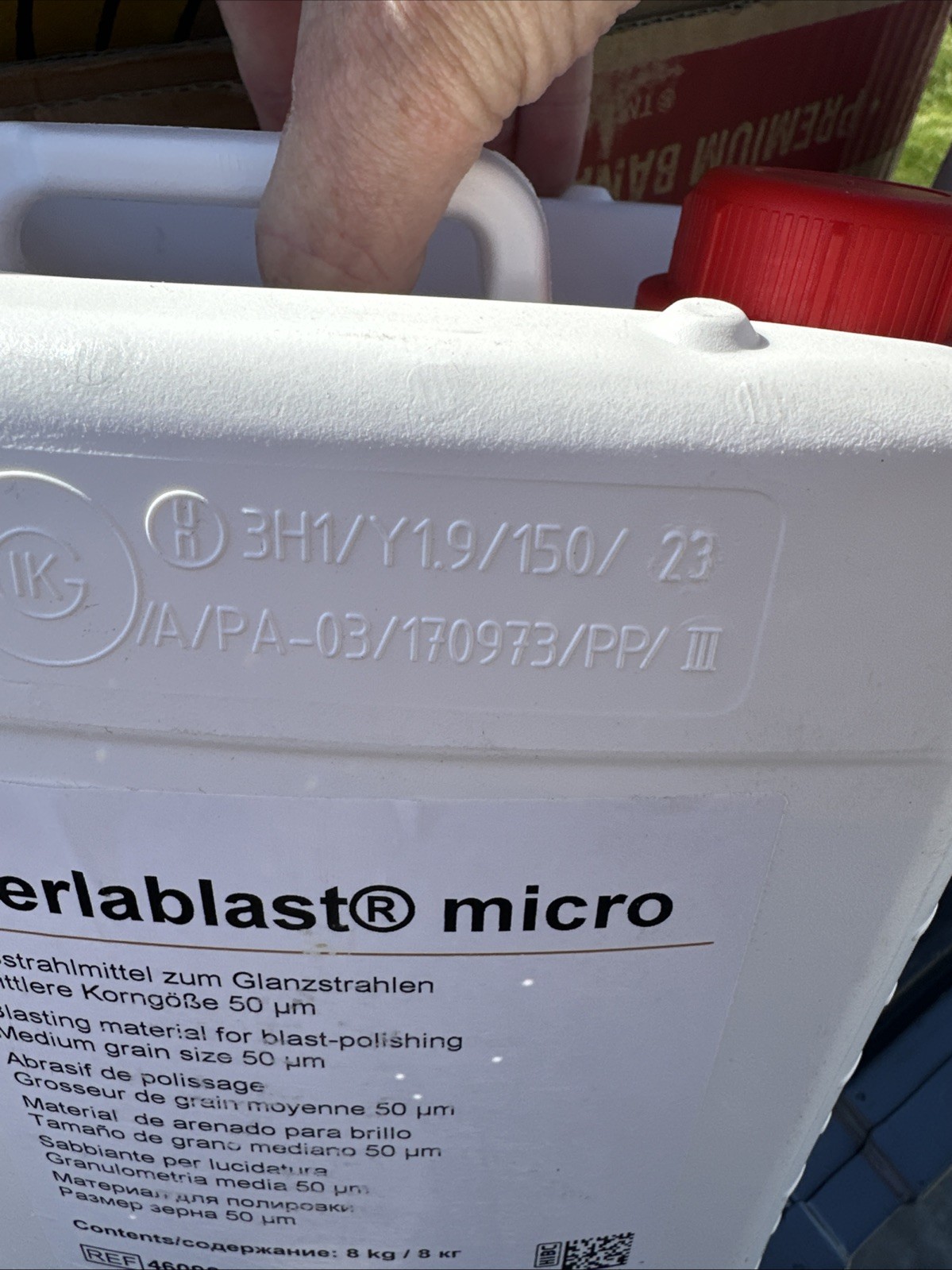 2-Bego Perlablast Blasting Agent, 50 µm, Micro – 8 kg