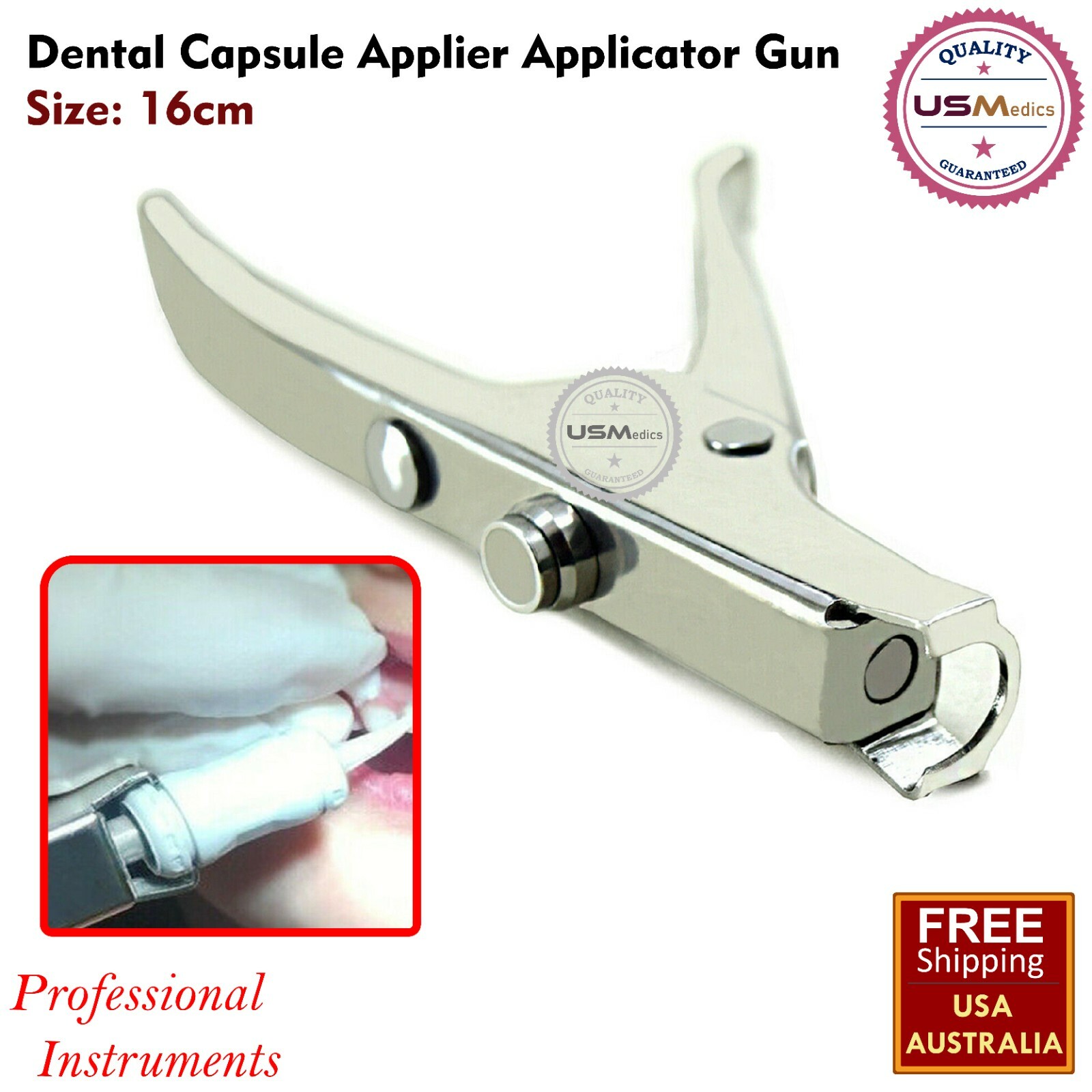 Dental Capsule Applier Applicator Gun GC Fuji ) (SDI Rive ) Lab Tools BEADEN®
