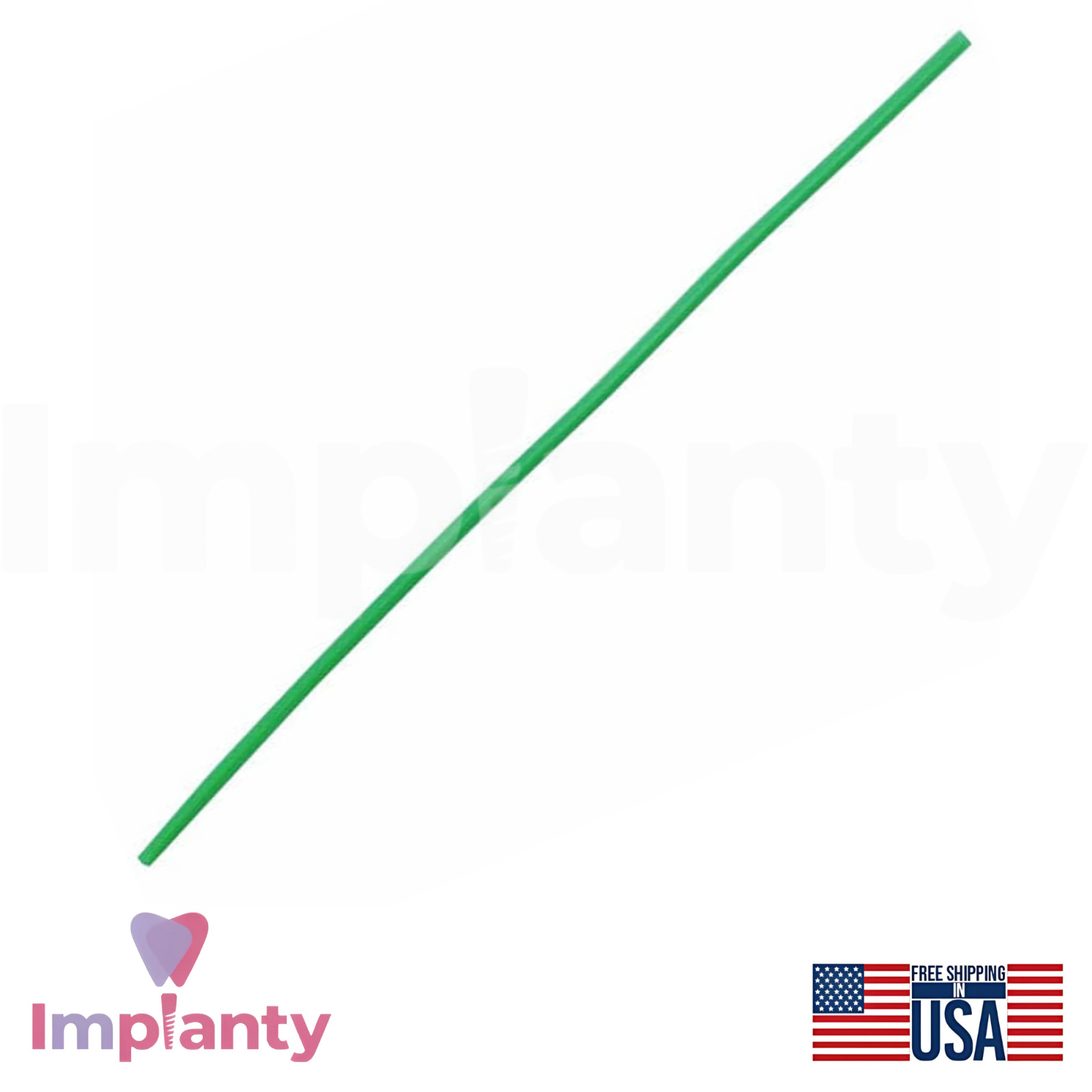 Wax Half Round Green Dental Sticks 2.0×1.0mm 50g Stable Casting Denture Profiles