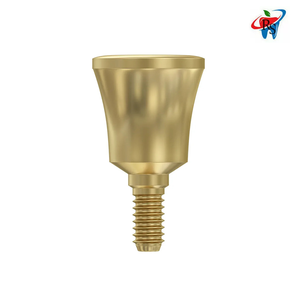 10x Dental Prosthetic Extra Wide Concave Healing Cap Ø6.3 Int Hex 2.42 Titanium