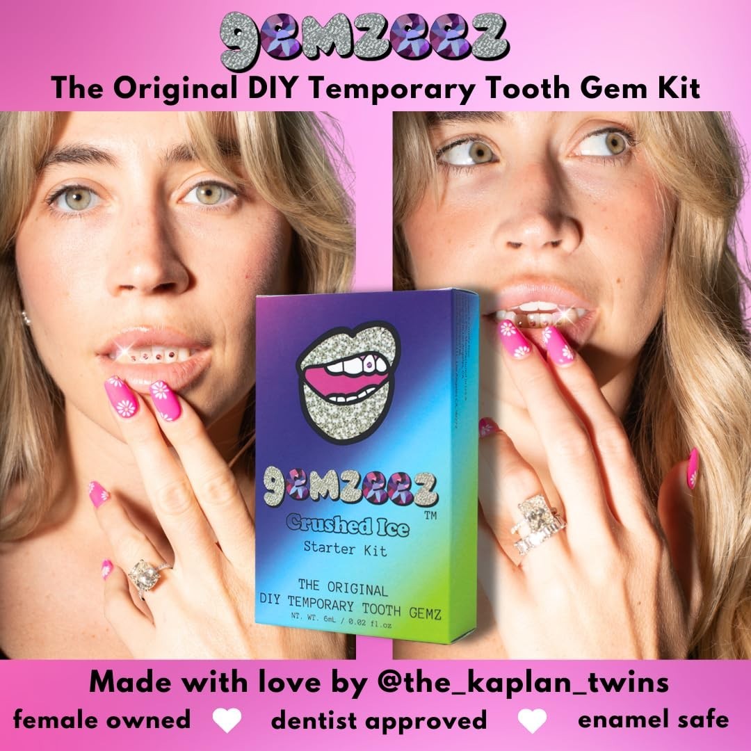 DIY Tooth Gemz Starter Kit: Temporary Cosmetic Crystals for a Sparkling Smile