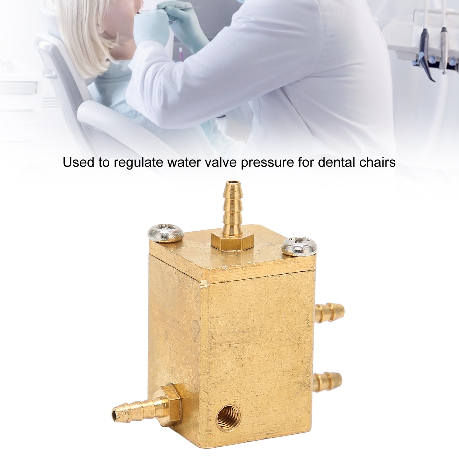 Metal Dental Water Valve With High Passability For Dental Chairs New