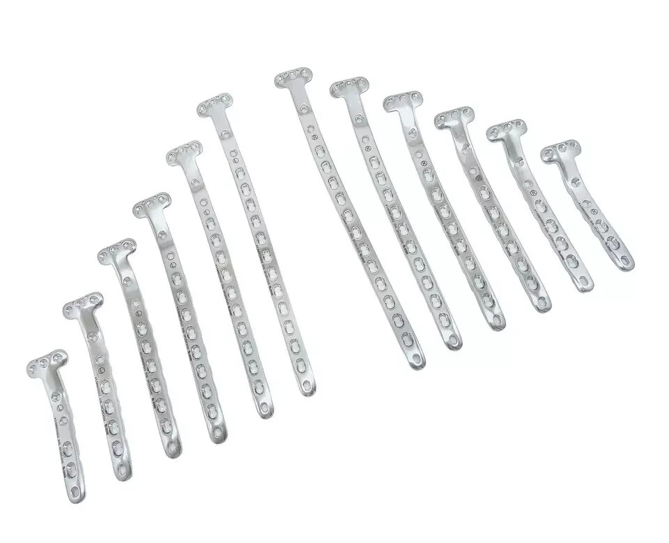 Medial Proximal Tibia Plate (3.5mm) with Set of 12pcs (L6/R6) Veterinary SS