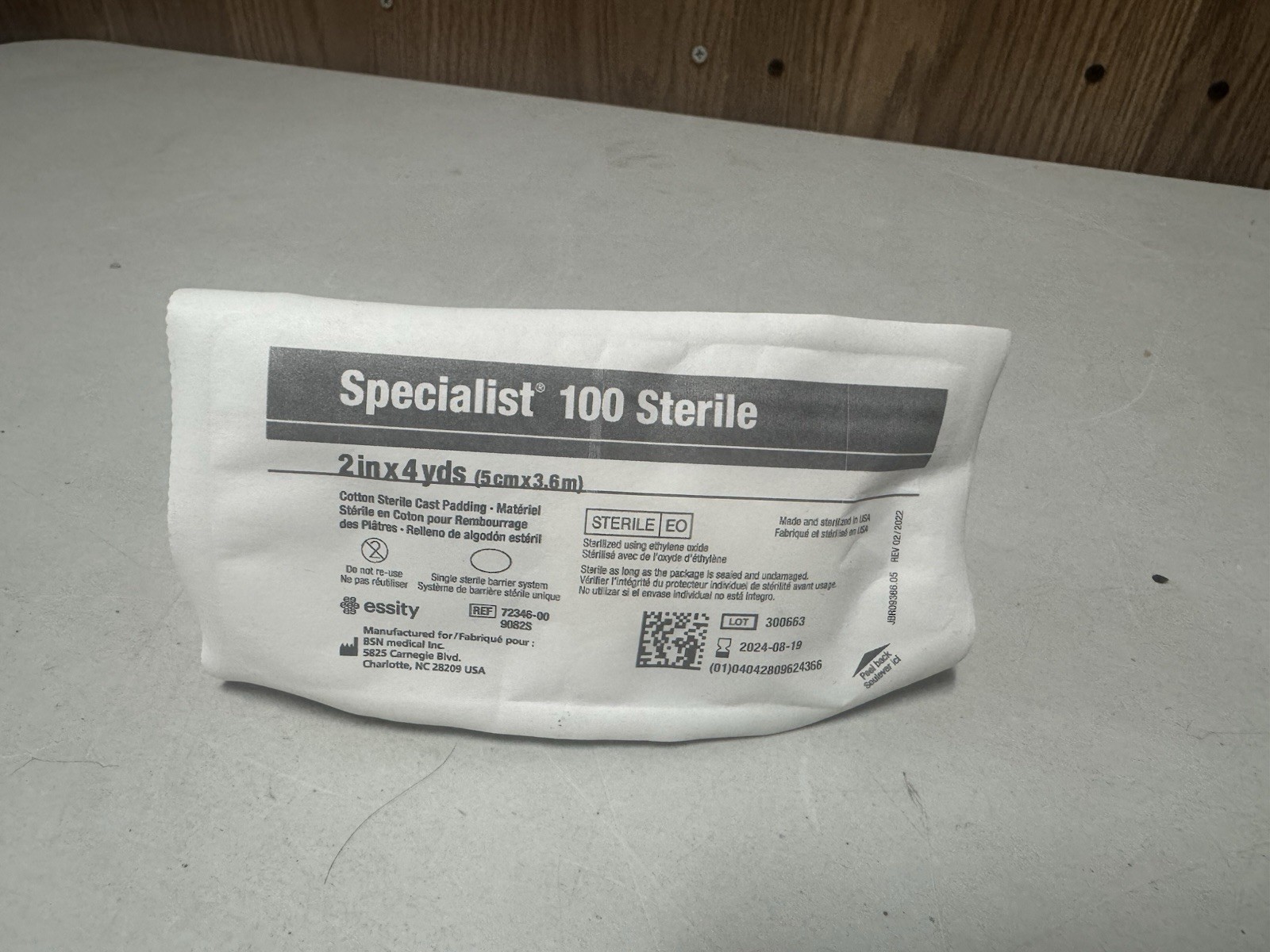 Specialist 100 Sterile Cotton Cast Padding 2in x 4yds Lot 10 Units