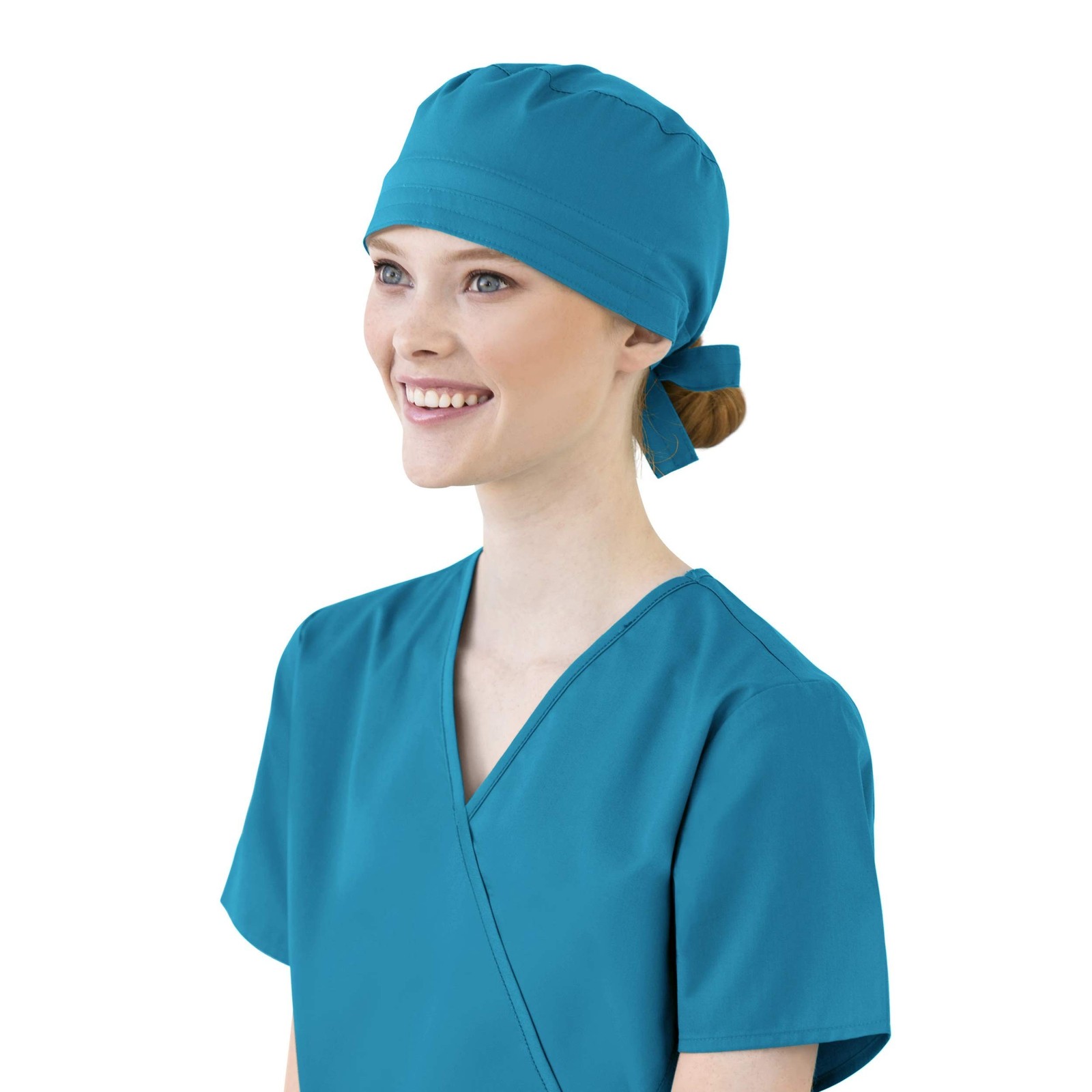 WINK WonderWORK Scrubs for Unisex Tie Back Scrub Cap One Size Khaki