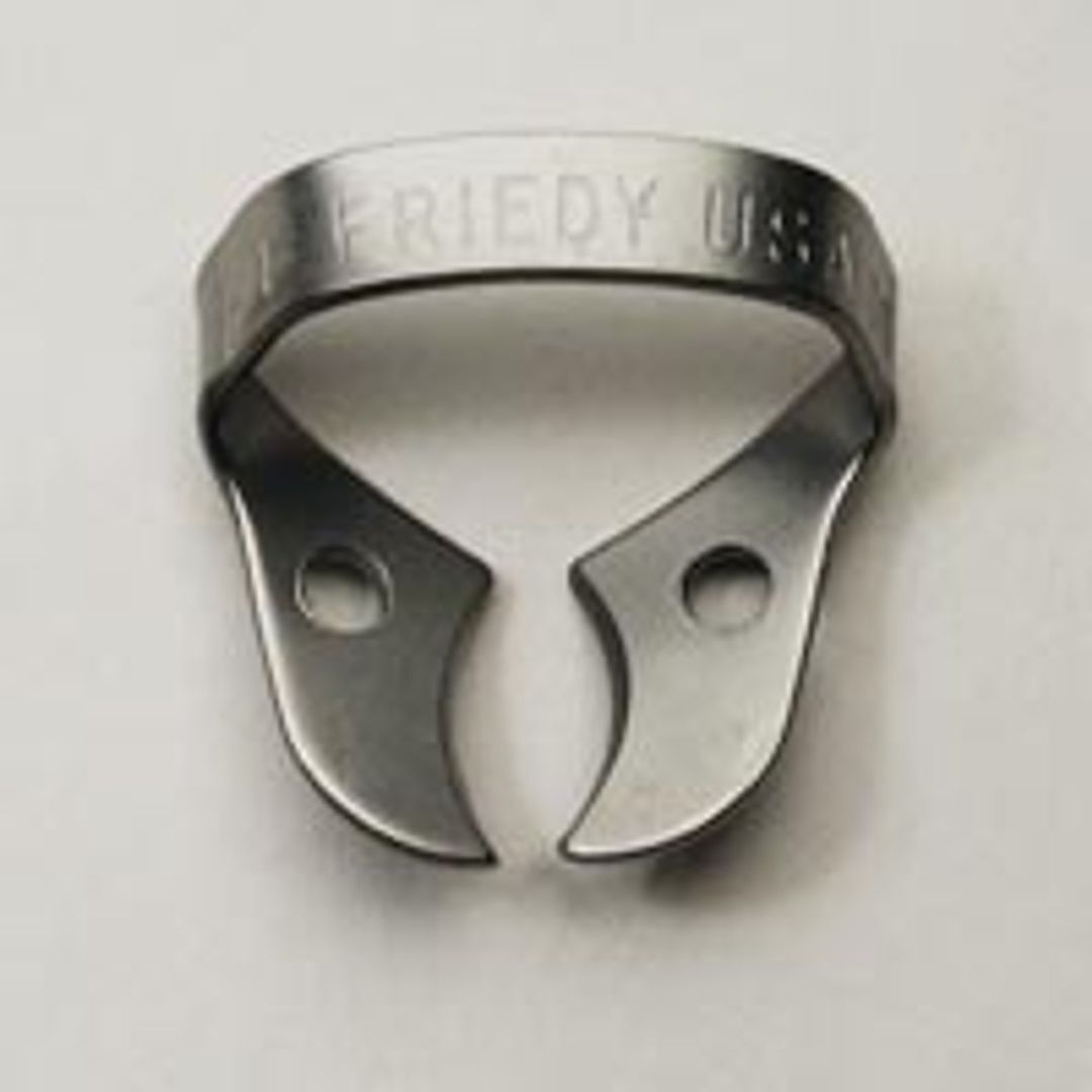 Hu-Friedy Satin Steel #13A Winged Serrated Jaw, Upper Right Molar Metal Rubber
