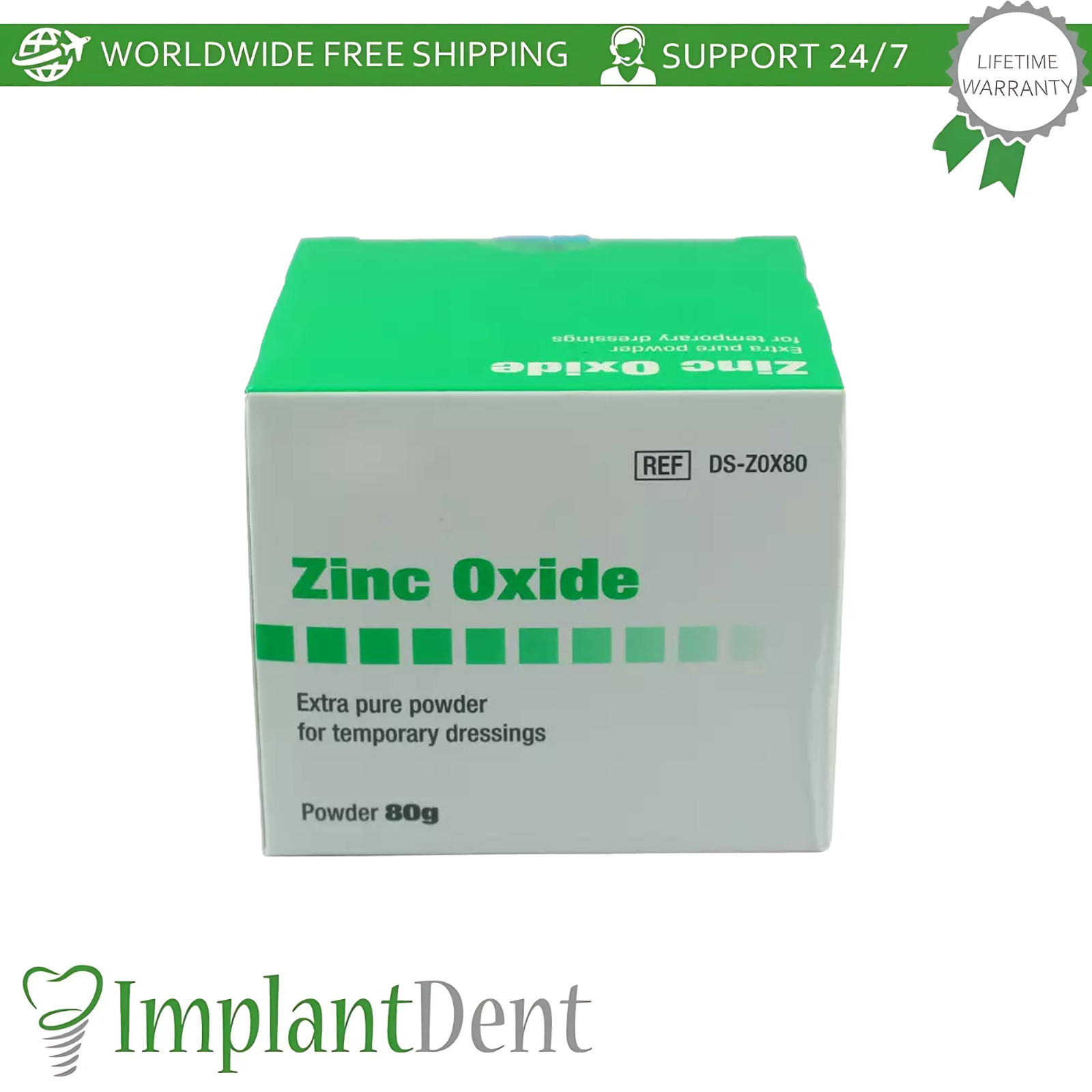 Dental Powder 80g Temporary Dressing Restoration Sealant Pure Material Dentistry