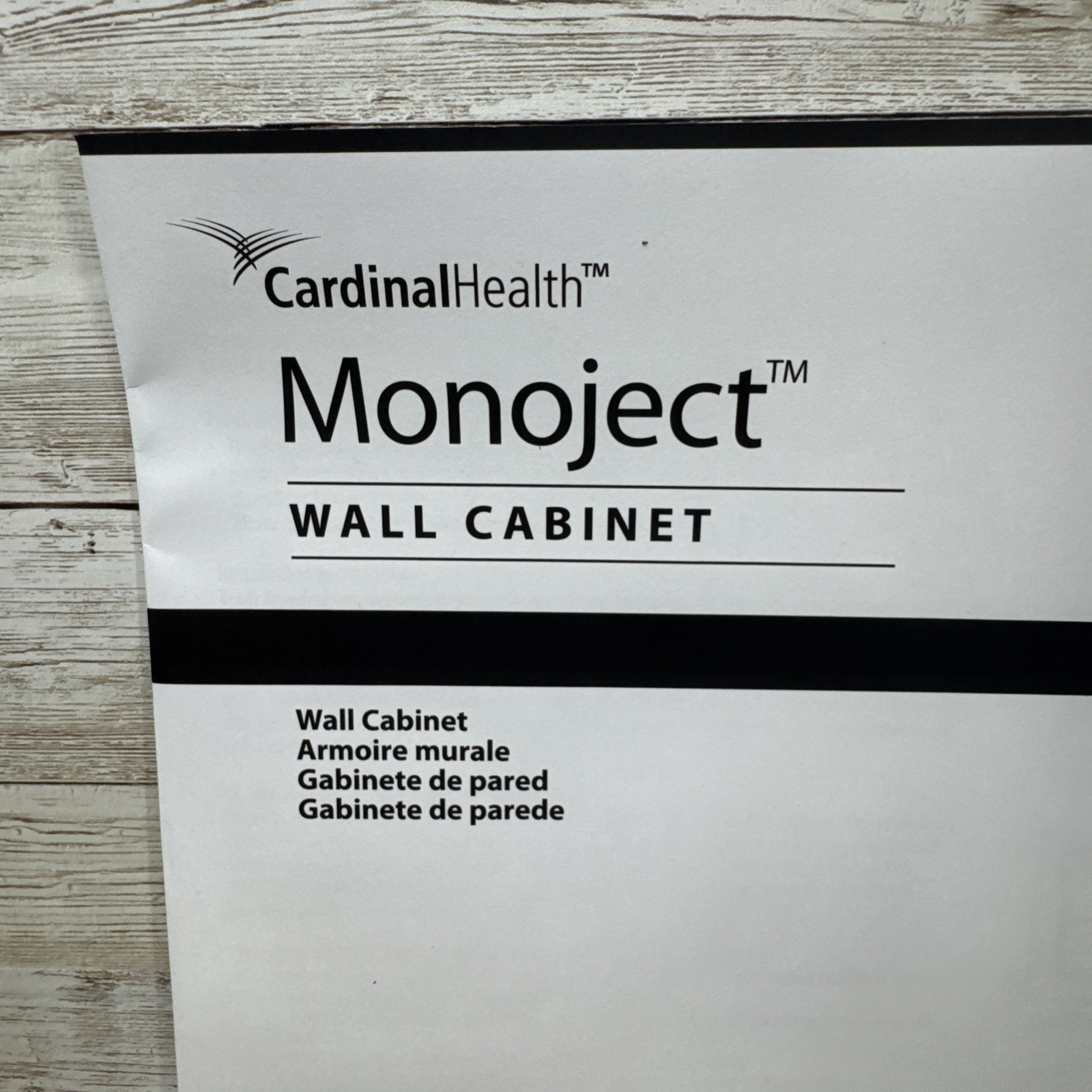 Cardinal Health Monoject Wall Cabinet Safety In-Room Container 2 & 3 Gallon